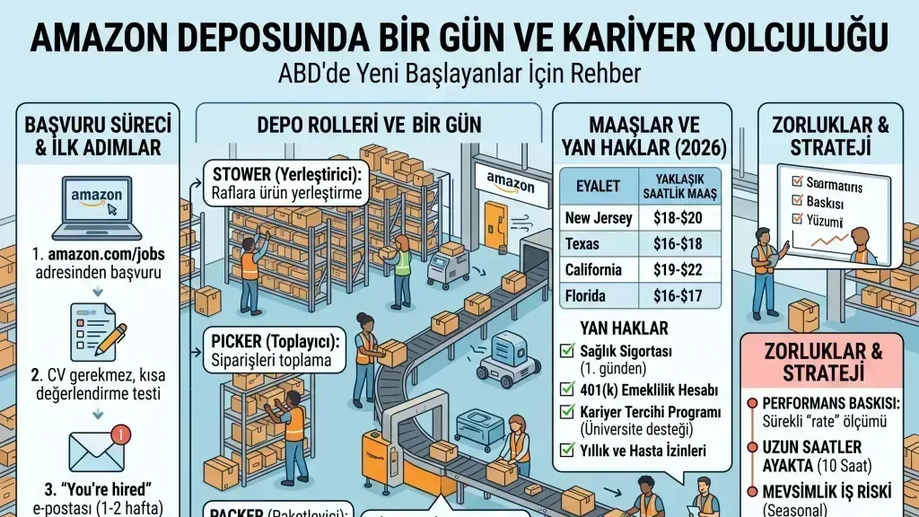 Amazon Deposunda Bir Gün: Depo İşi Gerçekten Nasıl?
