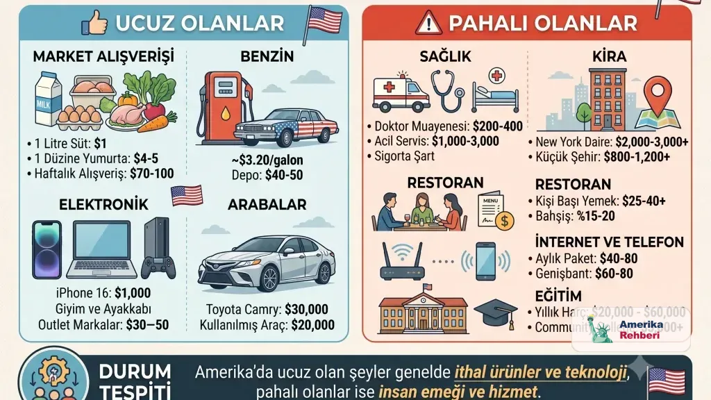 Starbucks'ta İki Dolara Kahve: ABD'de Ucuz ve Pahalı Şeyler