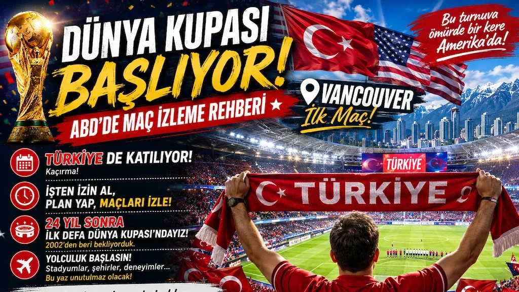 Dünya Kupası Başlıyor: ABD'de Maç İzleme Rehberi