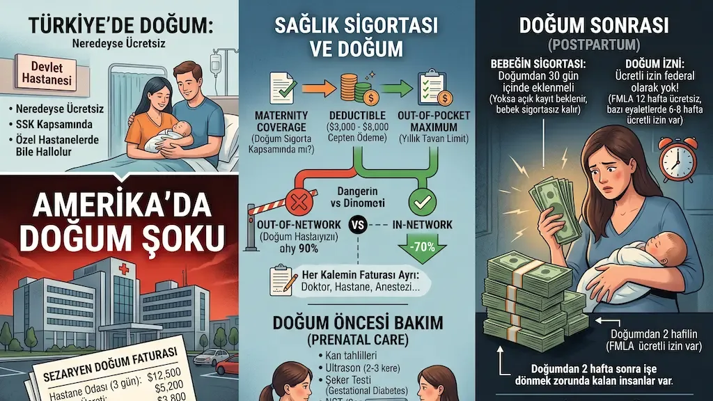 Hamilelik ve Doğum: Amerika'da Hastane Faturası Şoku