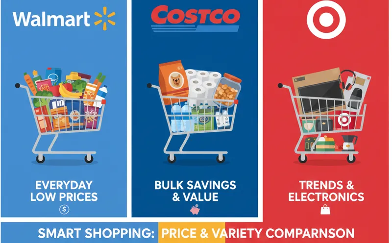 🛒 Amerika’da Market Fiyatları (2025 Güncel): Walmart, Costco ve Target Karşılaştırması ve Tasarruf Tüyoları
